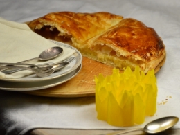 Galette des rois à la frangipomme, frangipane, pomme, galette des rois