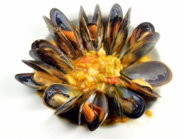 Moules poireaux-tomates, moules, poireaux, tomates