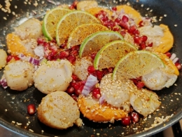 saint jacques salade,la cocotte,la voix du nord