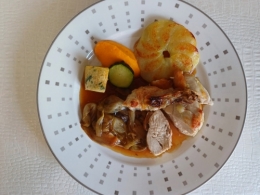 suprêmes de pintade et endives caramélisées de jean-françois del,chef de l’auberge des roloirs à deûlémont,jean-françois deleau,chef du restaurant l'auberge des roloirs à deulemont,la cocotte,la voix du nord,le chef et la cocotte,auberge des rôloirs,deûlémont