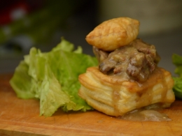 Carbonnades en vol au vent, carbonnades flamandes, vol au vent