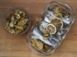 Sardines et shiitakés au vert d’ail, sardines, shiitakés, la cocotte, la voix du nord