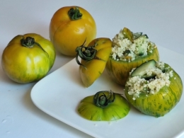 Tomates vertes farcies, la cocotte, la voix du nord