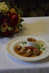 filets de caille aux écrevisses de thierry beine,chef de l’auberge du bon fermier à valenciennes,cailles,écrevisses,thierry beine,au bon fermier,valenciennes,le chef et la cocotte,la cocotte,la voix du nord