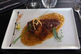 Foie de veau au pain d’épices d’Yves Legrand, chef du restaurant « le Paradoxe » à Tourcoing, Yves Legrand, foie de veau, pain d'épices, le Paradaoxe, restaurant, Tourcoing, le Chef et la Cocotte, la Cocotte, la Voix du Nord, Hubert Van Maele