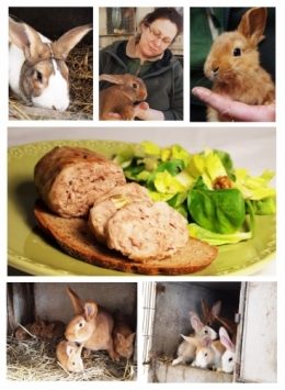 Lapin en cage à la noisette chez Florence Martin, Femina, La Voix du Nord, La Cocotte, lapin, noisettes, Le Panier Nature, 520 rue Miron Zlatin, Landas