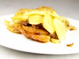 Pommes de terre au beurre d’échalions, pommes de terre, échalions, échalotes