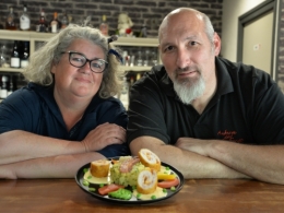ballotin de poulet pané lard et cheddar d’alexandre spriet,chef de l’auberge de la forge à villeneuve d’ascq,la cocotte,la voix du nord,l'auberge de la forge,villeneuve d'ascq,alexandre spriet