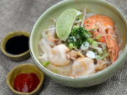 potage vermicelles,crevettes et supions,la cocotte,la voix du nord