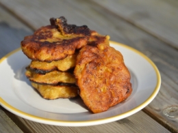 Galettes de banane plantain, banane plantain, galettes