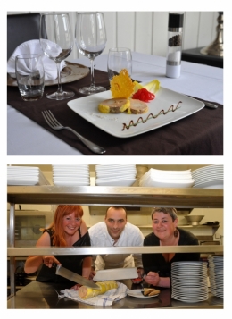 Foie gras Terre et Mer de Ludovic Barat, chef de l’Auberge de la Coulotte à Avion, Auberge de la Coulotte, Avion, Nathalie Doré, Ludovic Barat, Le Chef et la Cocotte, la Voix du Nord