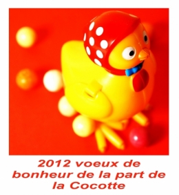 voeux 2012,la cocotte,bonne année