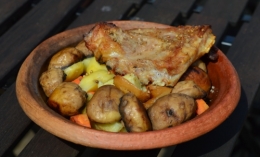 Agneau BBQ et tajine aux champignons, agneau au barbecue, tajine aux champignons, tajine, champignons