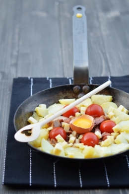 Hoppel poppel à la tomate, hoppel poppel