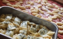 gnocchi, gnocchi maison, bleu de Gex