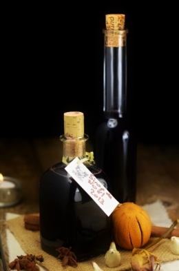 Sirop de Noël, vin rouge, cannelle, oranges, vin chaud, cardamome, anis étoilé