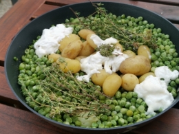 Petits pois burrata, la cocotte, la voix du nord