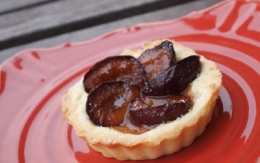 tartelettes surprise aux prunes, prunes, tartelette