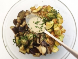 courgettes et aubergines en salade de tahineh,la cocotte,la voix du nord