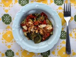 courgettes cacahuètes,la cocotte,la voix du nord