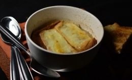 Gratinée au Maroilles, soupe gratinée, gratinée, Maroilles, La Cocotte