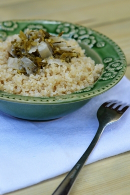 Quinoa au jus de céleri, quinoa, céleri