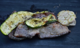 Tendrons de bœuf et courgettes en sandwich, tendrons de boeuf, courgettes