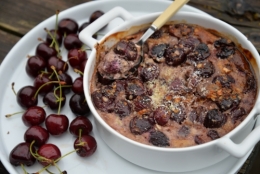 clafoutis cerises aux fruits secs,la cocotte,la voix du nord