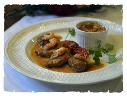 Filets de caille aux écrevisses de Thierry Beine, chef de l’auberge du bon fermier à Valenciennes, cailles, écrevisses, Thierry Beine, Au bon fermier, Valenciennes, le Chef et la Cocotte, la Cocotte, la voix du nord