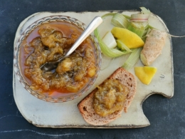 Confiture rhubarbe et gingembre, la cocotte, la voix du nord