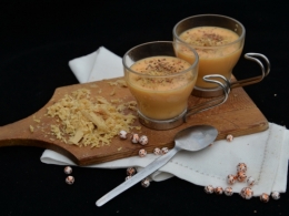 velouté de patates douces aux poussières de foie gras,la cocotte,la voix du nord