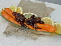 Salade de carottes raisins-canneberges