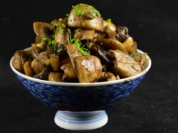 Champignons sautés au wok, champignons sautés, champignons, wok, sauce d'huître