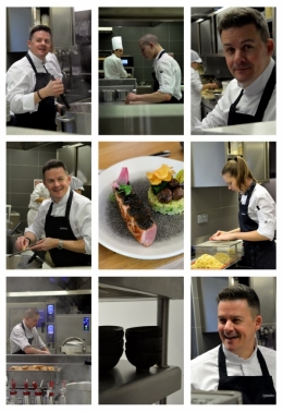 chef de l’ephémère à hazebrouck,michael leclercq,restaurant l'éphémère,hazebrouck,magret de canard juste cuit et embeurrée de chou de michaël lecl