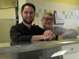 Œuf parfait, céleri, butternut et crispy de lard du chef Greg Deschodt du collège de Cassel, le chef et la cocotte, la cocotte, la voix du nord, Greg Deschodt, collège Robert le Frison, Cassel