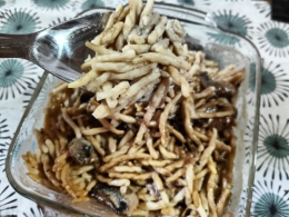 pâtes et champignons au maroilles,la cocotte,la voix du nord