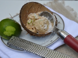 glace,banane,noix de coco
