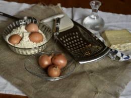 Spätzles-maison au fromage et oignons, spätzles