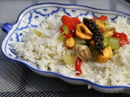 Moules rouges au riz frit, moules, riz frit, riz, la Cocotte, la voix du Nord