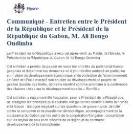 gabon,ali bongo,can 2012,sylvia bongo,michel ogandaga,libreville,paris,bénin,burkina faso,sénégal,cameroun