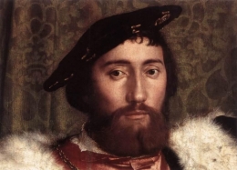 Double Portrait of Jean de Dinteville and Georges de Selve aka The Ambassadors) [detail].jpg