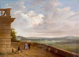 View from the Nottingham Castle Terrace Looking East.jpg