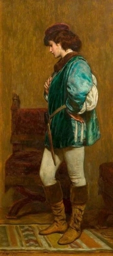 Rosalind Preparing to Leave Duke Fredericks Palace As You Like It by William Shakespeare.jpg