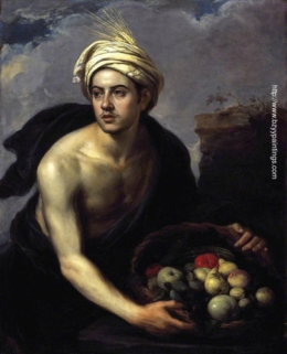 Young Man with a Basket of Fruit Personification of Summer).jpg