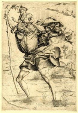 St Christopher; the giant carrying the Child.jpg