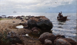 Beach Stones also known as Coastal landscape with fishermen).jpg