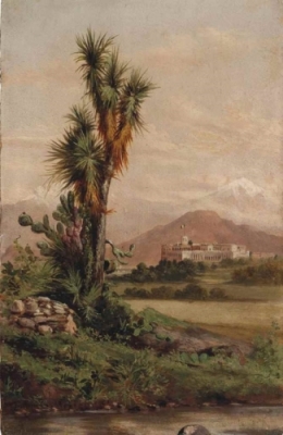 Chapultepec desde la hacienda de los Moreales.jpg