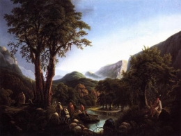 A Gathering of Indians in a Primeval Landscape.jpg