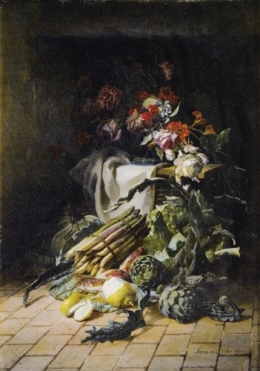 Still Life with Asparagus and Artichoke.jpg