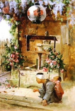 Child Playing in Front of a Shrine.jpg